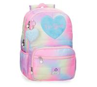 Enso Free Spirit Schulrucksack, Mehrfarbig, 32 x 44 x 17 cm, Polyester, 23,94 l, bunt, Talla única, Schulrucksack