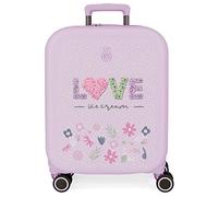 Enso Love Ice Cream Lila Kabinenkoffer 40x55x20 cm Starres ABS Integrierter TSA-Verschluss 37L 2,74 kg 4 Doppelrollen Handgepäck
