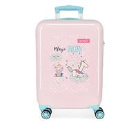 Enso Magic Unicorn Kabinentrolley, Rosa, 38 x 55 x 20 cm, starrer ABS-Kombinationsverschluss, seitlich, 34 l, 2 kg, 4 Räder, Handgepäck