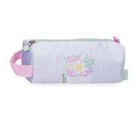 Enso New Vibes Federmäppchen, rund, Blau, 22 x 8,5 x 8 cm, Polyester