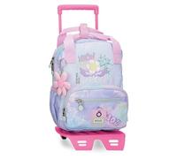 Enso New Vibes Rucksack für Spaziergänge, Rosa, 23 x 28 x 10 cm, Polyester