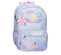 Enso New Vibes Schulrucksack, Rosa, 30 x 38 x 12 cm, Polyester