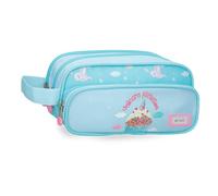 Enso Unicorn Paradise Federmäppchen dreifach Türkisblau 22x10x9 cm Polyester
