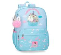 Enso Unicorn Paradise Schulrucksack mit Trolley Türkisblau 30x38x12 cm Polyester 13.7L