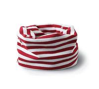 ENSTAB Baby Schal Baumwolle Loop Schal Kinder Baby Loop Hals Wärmer Schlauchschal Mädchen und Junge (A-Streifen-Rot)