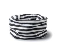 ENSTAB Baby Schal Baumwolle Loop Schal Kinder Baby Loop Hals Wärmer Schlauchschal Mädchen und Junge (B-Streifen-Grau)