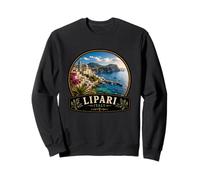 Entdecken Sie die wunderschöne Küstenlandschaft von Lipari Italien Sweatshirt