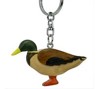 Ente Stockente Erpel Schlüsselanhänger aus Holz