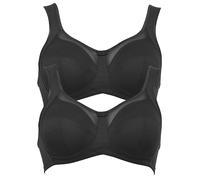 Anita 2er Sparpack Komfort BH Clara 5459 Gr. 90D in 1xschwarz 1xschwarz
