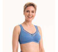Entlastungs-BH ANITA SINCE 1886 "Clara", Damen, Gr. 95, Cup G, blau (blau heaven), Microtouch, Obermaterial: 80% Polyamid, 20% Elasthan, unifarben, BHs Entlastungs-BH, gepolsterte Träger, Netzeinsatz 