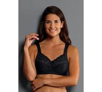 Entlastungs-BH ANITA "Komfort BH Lucia", Damen, Gr. 110, Cup F, schwarz, Interlock, Obermaterial: 46% Polyester PES. 43% Polyamid PA. 11% Elasthan EL., BHs (13686407-110) schwarz