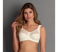Entlastungs-BH ANITA SINCE 1886 "Lucia", Damen, Gr. 85, Cup E, weiß (crystal), Obermaterial: 46% Polyester, 43% Polyamid, 11% Elasthan, BHs Entlastungs-BH, Blütenoptik, Tüllstickerei, breite Träger, v