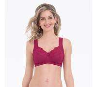 Entlastungs-BH ANITA SINCE 1886 "Orely", Damen, Gr. 80, Cup E, rot (cherry rot), Obermaterial: 93% Polyamid, 7% Elasthan, unifarben, BHs Entlastungs-BH, mit Spitze, dreigeteilte Cups, verstellbare Trä