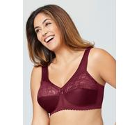 Entlastungs-BH GLAMORISE Gr. 105, Cup B, rot (bordeau) Damen BHs Entlastungs-BHs (706139-105) bordeau