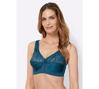 Entlastungs-BH GLAMORISE, Damen, Gr. 110, Cup E, blau (topas), 50% Polyamid, 40% Polyester, 10% Elasthan, BHs Entlastungs-BH (51388309-110) topas