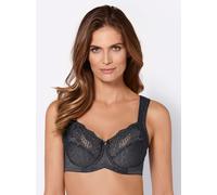Miss Mary of Sweden Miss Mary Jacquard And Lace Underwire Bra BH Dunkelgrau C 85 Damen