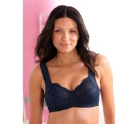 Entlastungs-BH ANITA SINCE 1886 "Orely", Damen, Gr. 100, Cup F, blau (martitim blau), Obermaterial: 93% Polyamid, 7% Elasthan, unifarben, BHs, mit Spitze, dreigeteilte Cups, verstellbare Träger, femin