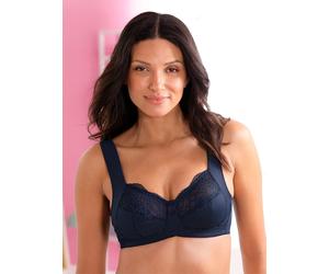 Entlastungs-BH MMTC, Damen, Gr. 75, Cup E, blau (marine), 93% Polyamid, 7% Elasthan, BHs Entlastungs-BH (66989355-75) marine