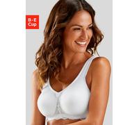 Entlastungs-BH NUANCE, Damen, Gr. 85, Cup B, weiß, Spitze, Obermaterial: 85% Baumwolle, 10% Polyamid, 5% Elasthan, klassisch, BHs, ohne Bügel aus angenehmer Baumwolle (692566-85) weiß
