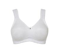 Entlastungs-BH BONPRIX, Damen, Gr. 110, Cup D, weiß, Obermaterial: 85% Polyamid, 15% Elasthan. Futter: 100% Polyamid. Spitze: 90% Polyamid, 10% Elasthan, unifarben, BHs Entlastungs-BH, mit Haken & Öse