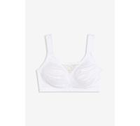 Entlastungs-BH BONPRIX, Damen, Gr. 85, Cup D, weiß, Obermaterial: 84% Polyamid, 16% Elasthan. Obermaterial 2: 100% Polyamid. Spitze: 90% Polyamid, 10% Elasthan, BHs Entlastungs-BH, nahtloses Design, m