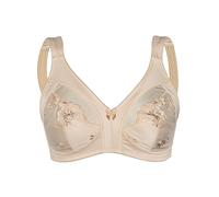 Entlastungs-BH SASSA "Entlastungs Soft BH Functional Bras", Damen, Gr. 105, Cup E, beige (puder), Stoff, Obermaterial: 85% Polyester PES. 15% Elasthan EL., BHs Entlastungs-BH (70877126-105) puder