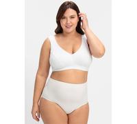 Entlastungs-BH SHEEGO, Damen, Gr. 120, Cup G, weiß, 90% Baumwolle, 6% Elasthan, 4% Polyamid, BHs Entlastungs-BH (24899622-120) weiß
