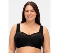 Entlastungs-BH SHEEGO, Damen, Gr. 85, Cup E, schwarz, 85% Polyamid, 10% Elasthan, 5% Baumwolle, BHs Entlastungs-BH (68561768-85) schwarz