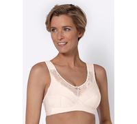 Entlastungs-BH SUSA, Damen, Gr. 11,5, Cup C, beige (puder), 55% Polyamid, 39% Baumwolle, 6% Elasthan, BHs BH Entlastungs-BH Bügelloser-BH (19055557-115) puder