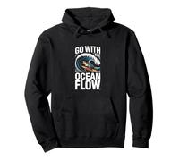 Entscheiden Sie Sich für die Ocean Flow Turtle Wave Pullover Hoodie