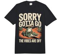 Entschuldigung, ich muss los, The Vibes Are Off Frog Meme Comfort Colors Adult Heavyweight T-Shirt