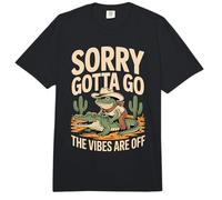 Entschuldigung, ich muss los, The Vibes Are Off Frog Meme Comfort Colors Adult Heavyweight T-Shirt