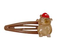 Entzückende Cartoon-Haarspange, schöne Nager-Haarspange, Capybaras, Haarspangen, Haarspangen, Mädchen-Haarnadeln, 2000er-Jahre-Trend