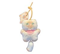 Entzückende gefüllte Katze, Mini-Geldbörsenanhänger zum Sammeln, Kätzchen-Schlüsselanhänger mit Aufhängeöse, elastisches Plüsch-Katzenornament, Kätzchenfigur verspieltem Design, Tier-Schlüsselanhänger