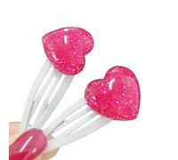 Entzückende Stern-Haarspange, schöne Herz-Haarspange, glitzernde Haarspangen, Mädchen-Haarnadeln, 2000er-Jahre-Trend