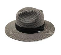 EnxJire Cowboy Hut Große Größe XL61-64cm Hüte Männer Frauen Strand Breiter Krempe Strohhut Dame Sommer Sonnenhüte Plus Größe Fedora Hut 55-57cm 58-60cm(Grey,XL 61-64cm)