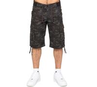 Enzo | Herren Cargo Combat Camo Shorts 38 (Größe)