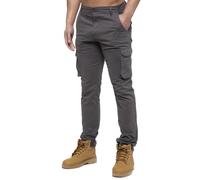 Enzo | Herren Cargo-Hose - Grau 32 Kurz