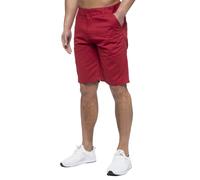 Enzo | Herren Chino Shorts In Rot 40 (Größe)