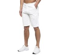 Enzo | Herren Chino Shorts In Weiß 34 (Größe)