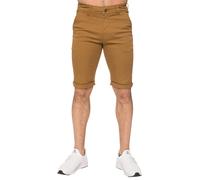 Enzo | Herren Slim Fit Stretch Chino Shorts - Tan 40 (Größe)