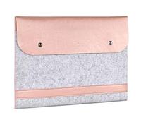 EooCoo Weihnachten 13 Zoll Laptop Hülle Tasche kompatibel mit MacBook Air 13.6 M4 M3 M2 2025 2024 2022 M3 M2, Air 13 2020-2010 M1 Intel Chip, Pro 13.3" 2022-2012, Einfacher Hülle - Rose Gold