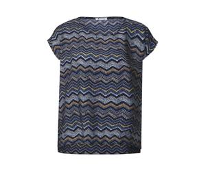 EOS_AOP Round Neck Top w. drop 40