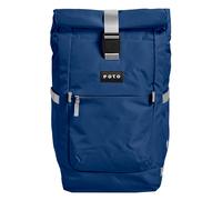 EOTO Rucksack ROLLY32 Nachtblau, Roll Top für Uni, Reisen, Job und Freizeit, nachhaltig, ergonomisch, wasserabweisend, Multifunktions-Rucksack, Reiserucksack, Damen, Herren, 32 L