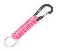 EOTW Paracord Schlüsselanhänger Karabiner Karabinerhaken D Ring Schlüsselband Schlüsselring für Motorrad Auto Camping Wandern Männer Frau Kinder (1Rosa)