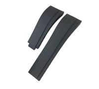 EPANO Gummi-Uhrenarmband für Submariner Oysterflex Daytona GMT Yacht Master, 20 mm, 21 mm, Edelstahl-Verschluss, 21 mm, Azetat, Kein Edelstein