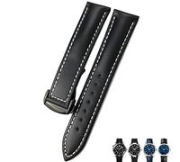 EPANO Uhrenarmband aus Rindsleder, für Omega Seamaster 300 Speedmaster, 18 mm, 19 mm, 20 mm, 18 mm, Achat