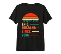 Epic Husband Since 2006 20 Years 20th Wedding Anniversary Premium T-Shirt