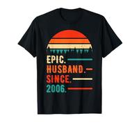 Epic Husband Since 2006 20 Years 20th Wedding Anniversary T-Shirt