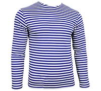 Epic Militaria Russische Fallschirmjäger -Langarmshirt - hellblauen Streifen (40 inch - Medium, hellblauen Streifen)